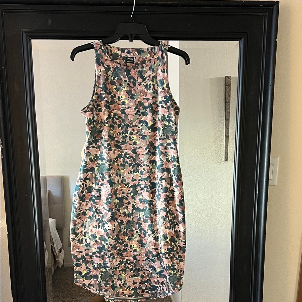 Prana Multicolor Floral Mini Dress